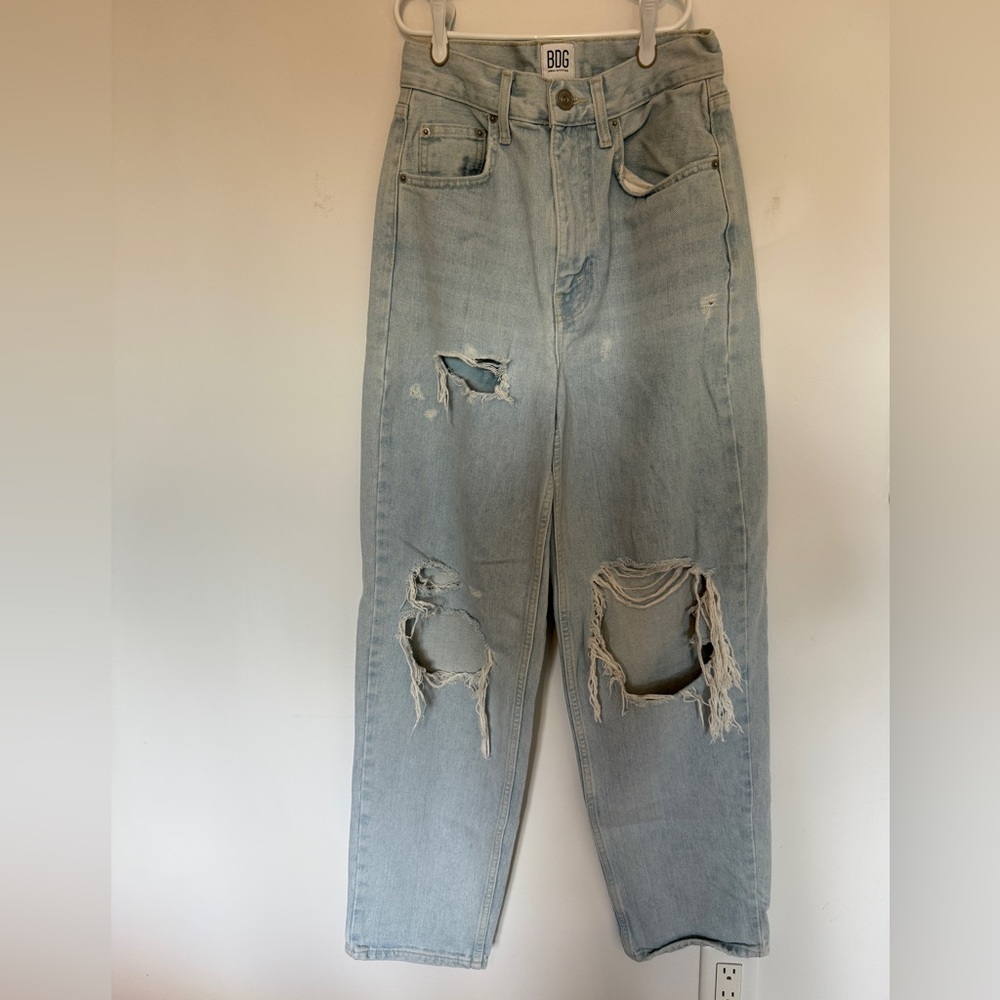 BDG Light Blue Distressed Women Jeans
